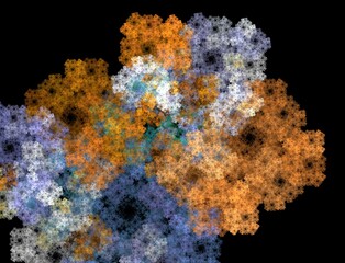 Imaginatory fractal abstract background Image