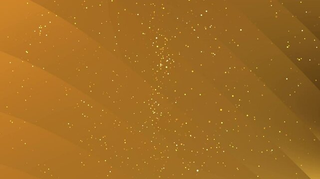Golden abstract backdrop enriched with shimmering glitter, suitable for luxury, festive, or celebratory designs in graphics, advertisements, or presentations.