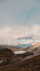 sunset over the mountains