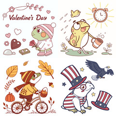 High-Quality amphibeans Illustrations in Various Styles – SVG Bundle