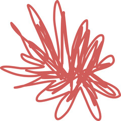 Floral organic nature decoration