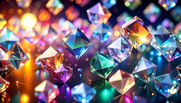 Colorful geometric crystals in motion
