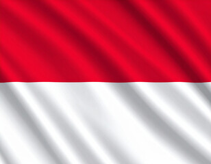 Red-white flag of Indonesia