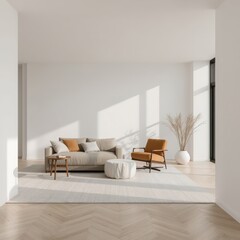 Fototapeta premium Smart bed room simple & minimalist design 