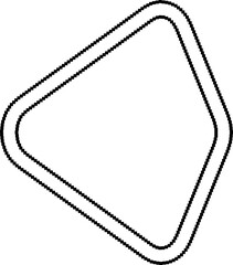 Triangle pixel geometric 8 bits