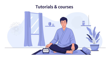 Mindful Meditation Practice At Home In Tranquil Environment And Serene Mindfulness