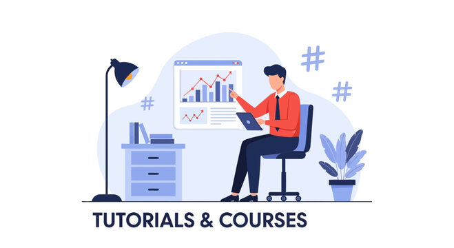 Professional Online Growth Depicted Through Data Analysis and Virtual Meeting