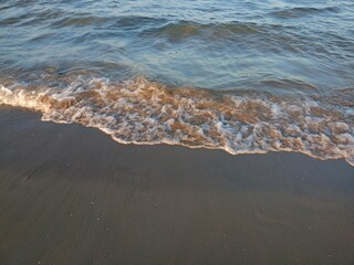 waves on the beach