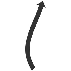 Fluid S arrow stroke.