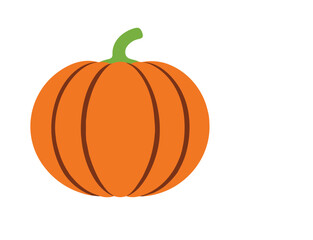 
Pumpkin Flat Design Vegetable Icon
