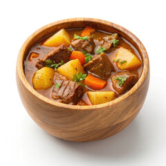 beef stew with vegetables in a bowl