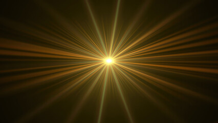 Obraz premium Radiant Burst of Light Radiating from a Central Point