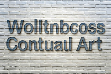 Obraz premium no parking sign on brick wall