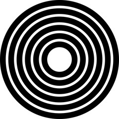 Dynamic lines and circles. Technology concept