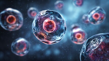 Naklejka premium Nanotechnology particles with molecular scale engineering 4K Seamless loop animation