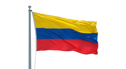 Waving colombia flag image, colombian national symbol, patriotic pride, south america, country emblem, banner