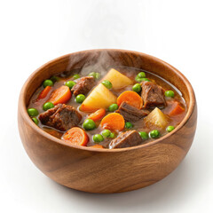 beef stew with vegetables in a bowl