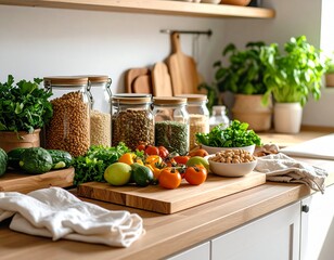 Vegan Kitchen Still Life