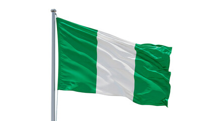 Waving nigeria flag image, national symbol of nigeria, patriotic nigeria flag, african country pride image