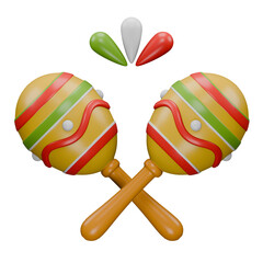 maracas 3D Icon