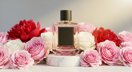 Floral Perfume Roses and Peonies