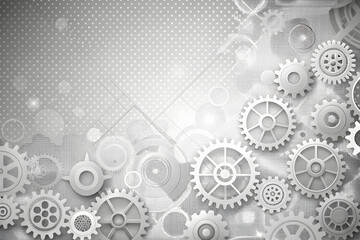 abstract background with gears
