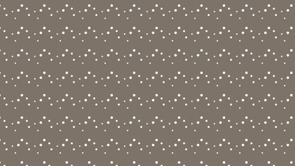 A stylish vector background with horizontal rows of white polka dots on a brown base, perfect for organic and subtle designs.
