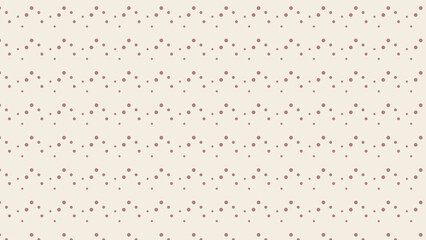 A gentle vector background with horizontal rows of maroon polka dots on a light beige base, perfect for warm and subtle designs.