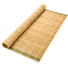 chopsticks on bamboo mat