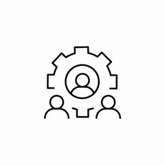 engineer team icon sign vector