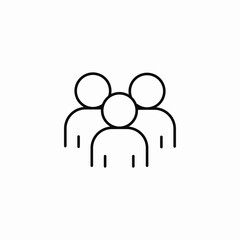 group team icon sign vector