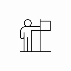 leadership achievement icon sign vector