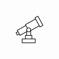 telescope sight icon sign vector