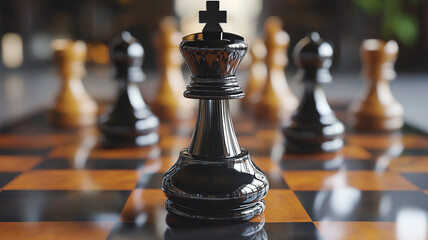 Chess game strategy competition board, World Chess Day