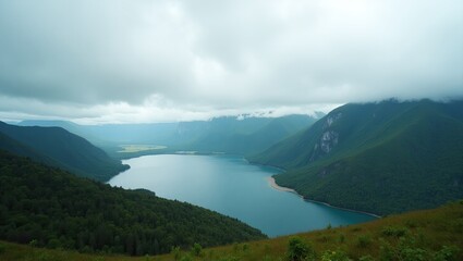 lake in the mountains