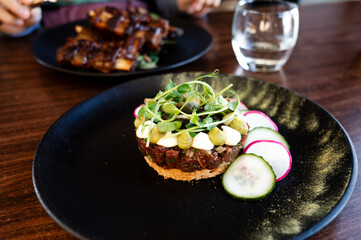 Beef Tartare with radish