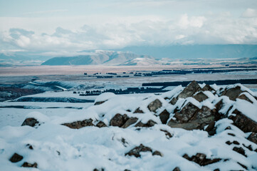 View from the Mt John Walkway, Lake Tekapo, New Zealand