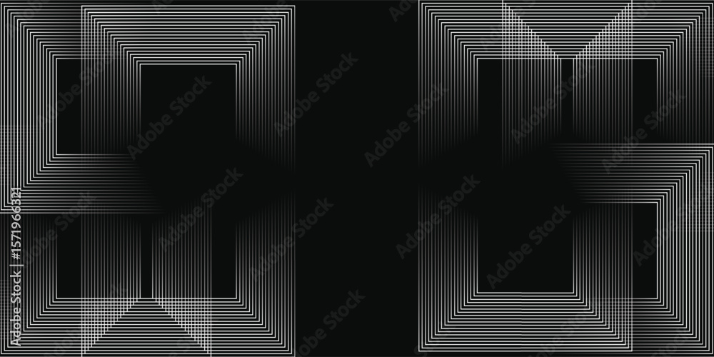Poster black wave lines on white background. abstract wave element for design. digital frequency track equa