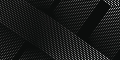 Obraz premium black wave lines on white background. Abstract wave element for design. Digital frequency track equalizer. Stylized line art background. Vector illustration.