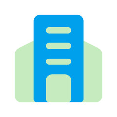 Obraz premium building duo tone icon