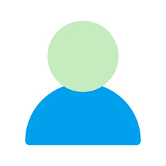 person duo tone icon