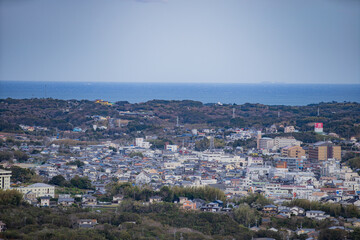 三重県志摩市　横山展望台からの伊勢志摩の風景