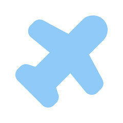 Obraz premium flight flat icon
