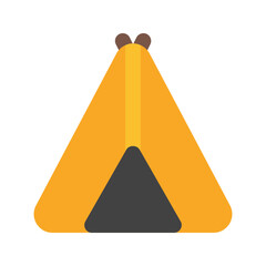 tent flat icon