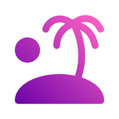 island gradient icon