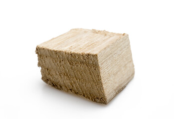 Camphor Wood Blocks on White Isolated Background – Raw Lumber Offcuts for Woodworking