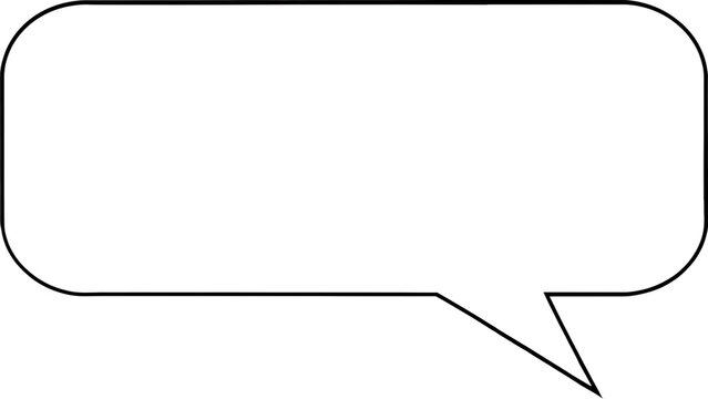Rectangle speech bubble png transparent, long speech bubble png, speech bubble, transparent speech bubble png.
