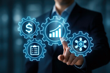 Business process optimization digital interface finance technology