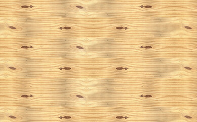 Seamless light brown wood texture with knots creating a natural pattern