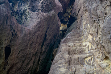 三重県熊野市　鬼ヶ城の風景